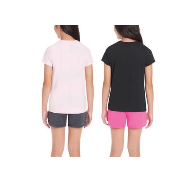 Puma - Girls’ 4 Pc Set ( Shorts & Shirts ) - Picture 3 of 6